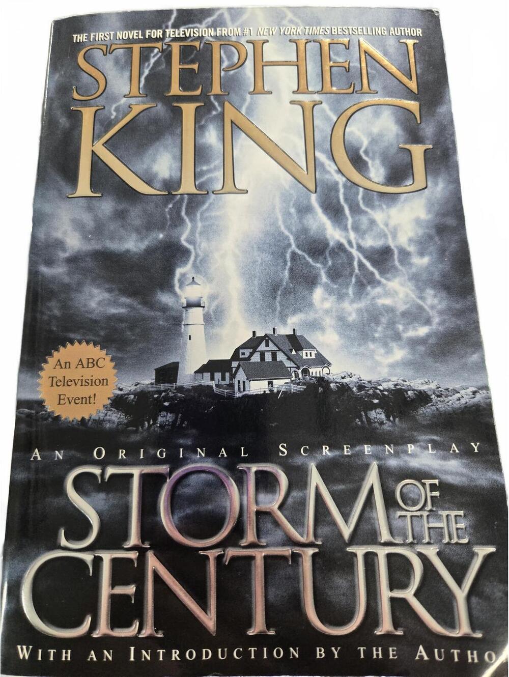 Storm of the Century by Stephen King - Original Screenplay Hardcover Book